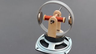 Making Powerful Brushed Motor Using Speaker