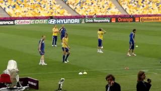 Sheva`s pregnant wife Kristen Pazik visiting Euro-2012 in Kyiv