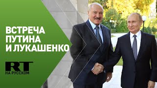 Встреча Путина и Лукашенко в Сочи — трансляция