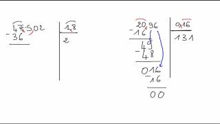 قسمة عدد عشري على عددعشري ( الجزء الاول )