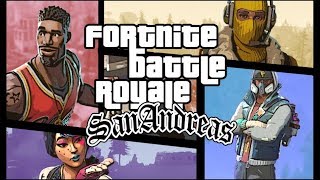 CJ DO GTA NO FORTNITE! Fortnite Battle Royale Movie