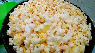 Как Приготовить Быстро Попкорн. Готовим Попкорн на Кастрюле. В Кино Блюдо к Фильму.