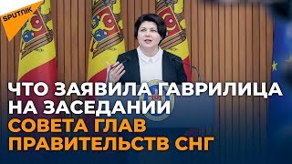 Премьер Молдовы: нужно сполна пользоваться преимуществами зоны свободной торговли СНГ