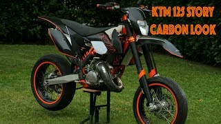 KTM 125 STORY | Carbon look