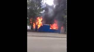 Пожар Усть-Каменогорск