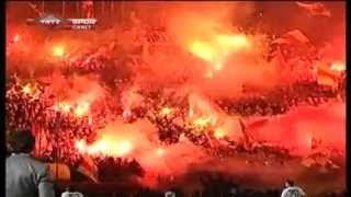 Ksk-Göztepe maçında yayınlanmayan meşale görüntüleri..