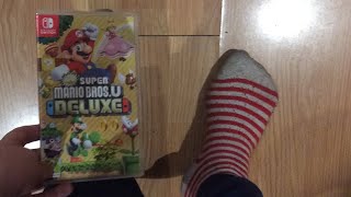 Live Mario bros U Deluxe but only using my feet Challenge Part 1