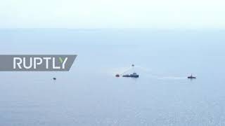 Russia: Drone footage captures extent of oil spill near Novorossiysk