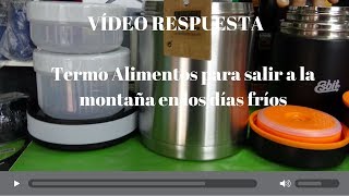 TERMO para ALIMENTOS SÓLIDOS Calientes y Bebidas Frías, Termo para Sólido y Líquido