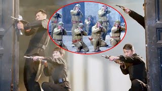 日軍在監獄佈下天羅地網，趁國軍來救人突然出手，卻不料全場日軍攔不住5人！ ️ 抗日