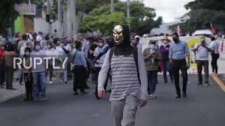 El Salvador: Thousands march against President Bukele in San Salvador