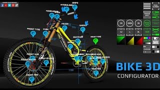 Bike 3D Configurator - Симулятор настройки горных велосипедов на Android