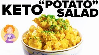 Keto Potato Salad Recipe (no Cauliflower) || Low Carb Potato Salad