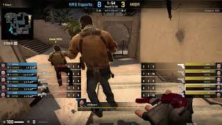 CS:GO POV Demo MIBR coldzera (33/18) vs NRG (de_mirage)