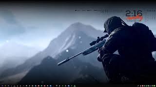 Desktop Wallpaper and Rainmeter Setup Sept 2018