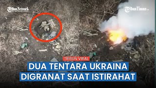 Granat Militer Rusia Nyaris Bakar 2 Prajurit Ukraina di dalam Parit