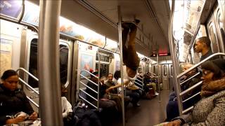 Awesome Break Dancing (no, wait, "lite feet") in the Subway
