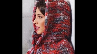Пальто с Капюшоном Спицами - 2019 / Coat with hood spokes / Mantel mit Kapuze Speichen