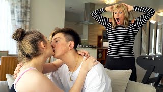 Kids get caught having first kiss, Mom freaks out...