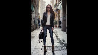 Leather Jacket Outfit Ideas for Women