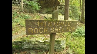 Historic Rock Shelter, Francis Slocum State Park PA