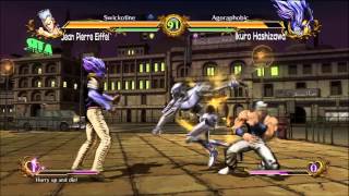 Jojo's Bizarre Adventure All Star Battle - Swickotine(Polnereff) vs Agoraphobic(Ikuro Hashizawa)
