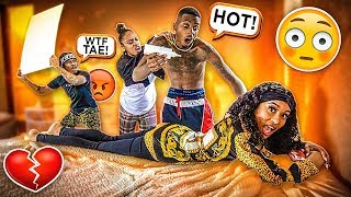 GETTING A MASSAGE BY ANOTHER MAN PRANK ON GIRLFRIEND!! Ft. FUNNYMIKE & JALIYAH