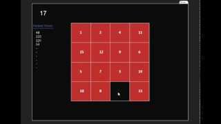 How To Solve a 4x4 Sliding Puzzle (Easily and in under a minute!)
