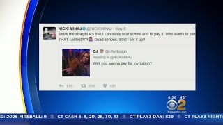 Nicki Minaj Pays College Fees For Twitter Fans