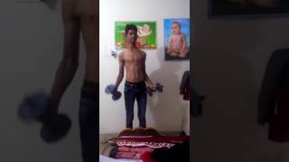 Weak man muscle
