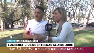 CANAL 5 ROSARIO – ROSARIO DIRECTO – LOS BENEFICIOS DE ENTRENAR AL AIRE LIBRE