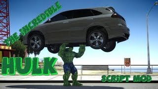 GTA IV The Incredible Hulk Script Mod