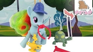 HTVS - Рейнбоу Деш Тренирует Черепашку Танк! Май Литл Пони Мультики с Игрушками. Распаковка Игрушек