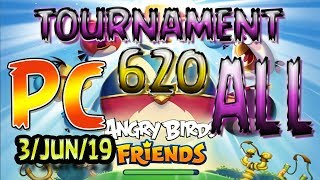 Angry Birds Friends All Levels PC Tournament 620 Highscore POWER-UP walkthrough #AngryBirdsFriends