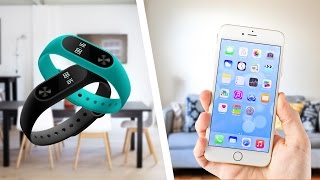 Xiaomi Mi Band 2 con iPhone 7 Plus