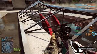 GeForce GTX 1050 ti -- Intel Pentium Gold G5400 -- Battlefield 4 FPS Test