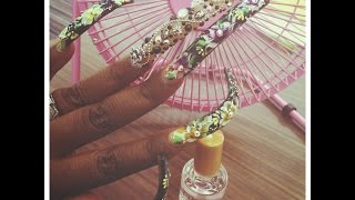 Putting Top Coat on my Long Talons