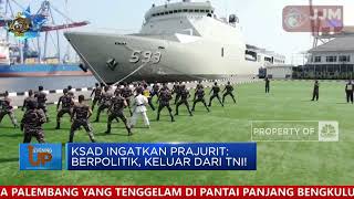 KSAD Ingatkan Prajurit: Berpolitik, Keluar Dari TNI!