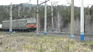 ВЛ11М-434 и ВЛ11-505/595, перегон Первоуральск - Хрустальная