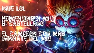 HEIMERDINGER MID S5 español IEP 24I El personaje con más win rate del mid, gankeos a mi ... xD
