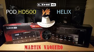 Line 6 POD HD500 vs Line 6 HELIX