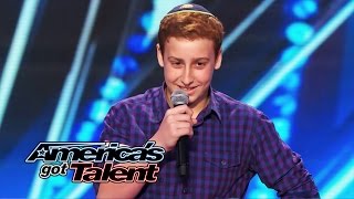 Josh Orlian: 12-Year-Old Standup Comedian Gets Naughty on AGT Stage - America's Got Talent 2014