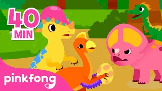 Oviraptor the Egg Thief y más | Dinosaurios para niños | Pinkfong Cuentos y Canciones Infantiles