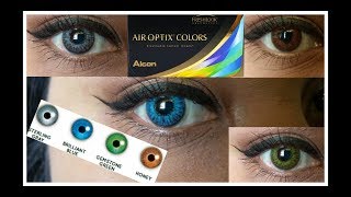 Air Optix Colors | Как смотрится цвет на карих  (темных) глазах | mlinza.ru