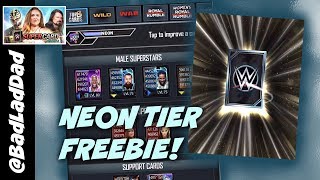WWE SuperCard Season 5 Neon Tier Freebie!