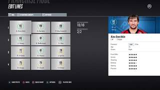 NHL 18 Карьера Тренера New York Rangers - Знакомство с Составом (Часть 1)