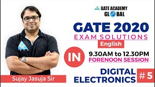 5 | GATE 2020 | Instrumentation | Forenoon Question | Digital Electronics