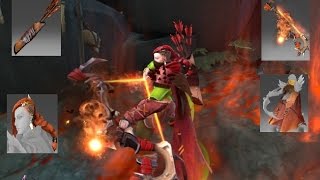 Dota 2 Windranger Set Bindings of the Battleranger Full Unlock/Full Styles Light-Chaotic