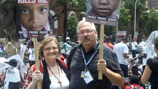 Moderator Mardi Tindal and General Secretary Willard Metzger in Durban