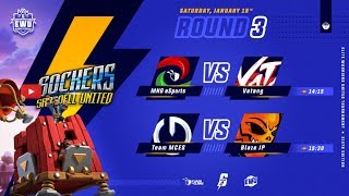 LIVE EWU | MNG ESPORTS VS VATANG | MCES VS BLAZE JP | ROUND 3 | CLASH OF CLANS | CASTER SOCKERS